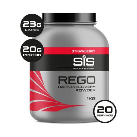SiS Rego Gyors beépülésű fehérjepor Eper - 1kg
