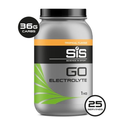 SiS GO Electrolyte sportital por Tropical ízben 1,0 kg