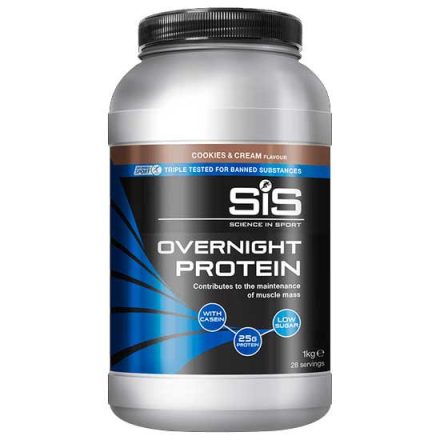 SiS Overnight Protein (éjjel felszívódó) 1kg - Krémes süti ízben